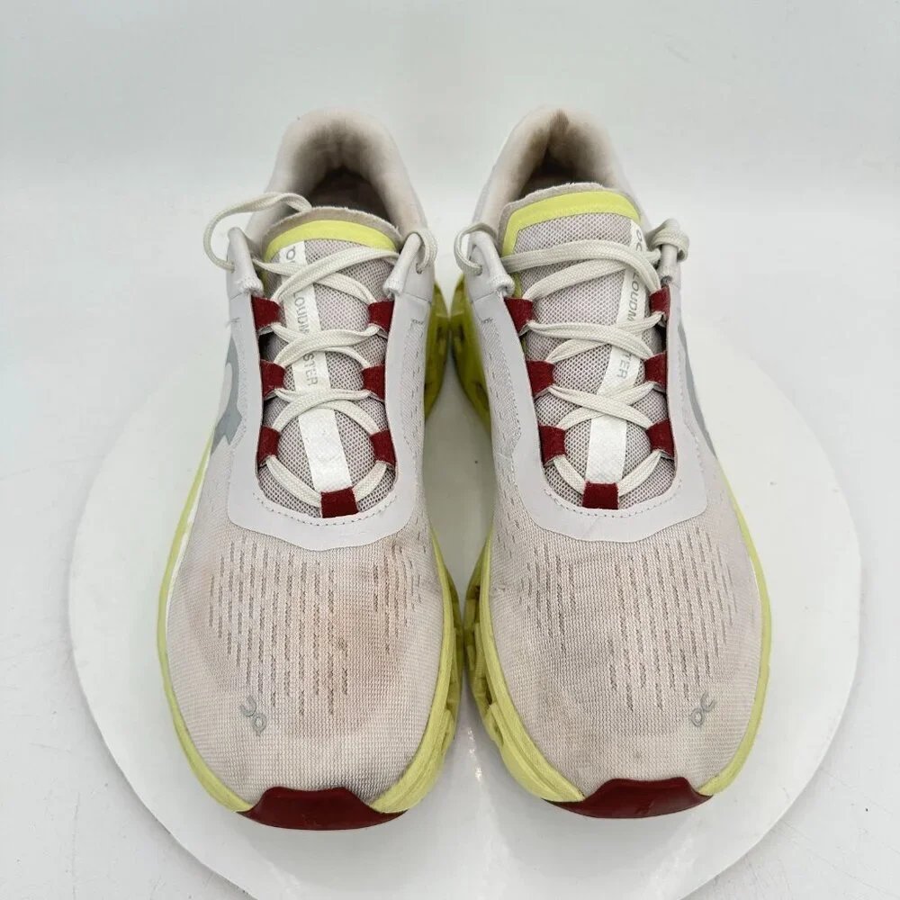 On Cloudmonster Swiss Engineering Women Sz 10 61.97783 Frost Acacia Running Shoe - Picture 3 of 13